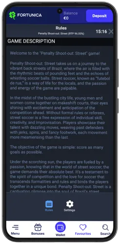 Penalty Shoot Out Street game screen 4_